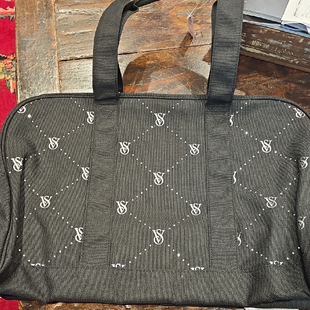 NIB Victoria's Secret Black Tote Bag